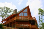 Back view of Five Seasons with gorgeous views of Mt Yonah